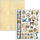 Ciao Bella Journey Ahead Mixed Media Book A4 Maxi, MA006 by Lu Mania