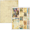 Ciao Bella Journey Ahead Mixed Media Book A4 Maxi, MA006 by Lu Mania