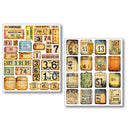 Ciao Bella Mixed Media Sticker Set 10/Pkg Grungy Tags, MB002