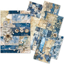 Ciao Bella Urban Blue Denim Mixed Media Craft Mix A5, 8Pc, MC002
