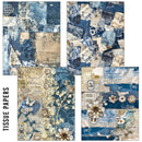 Ciao Bella Urban Blue Denim Mixed Media Craft Mix A5, 8Pc, MC002