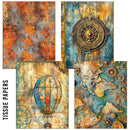 Ciao Bella Past Time Mixed Media Craft Mix A5, 8Pc, MC004