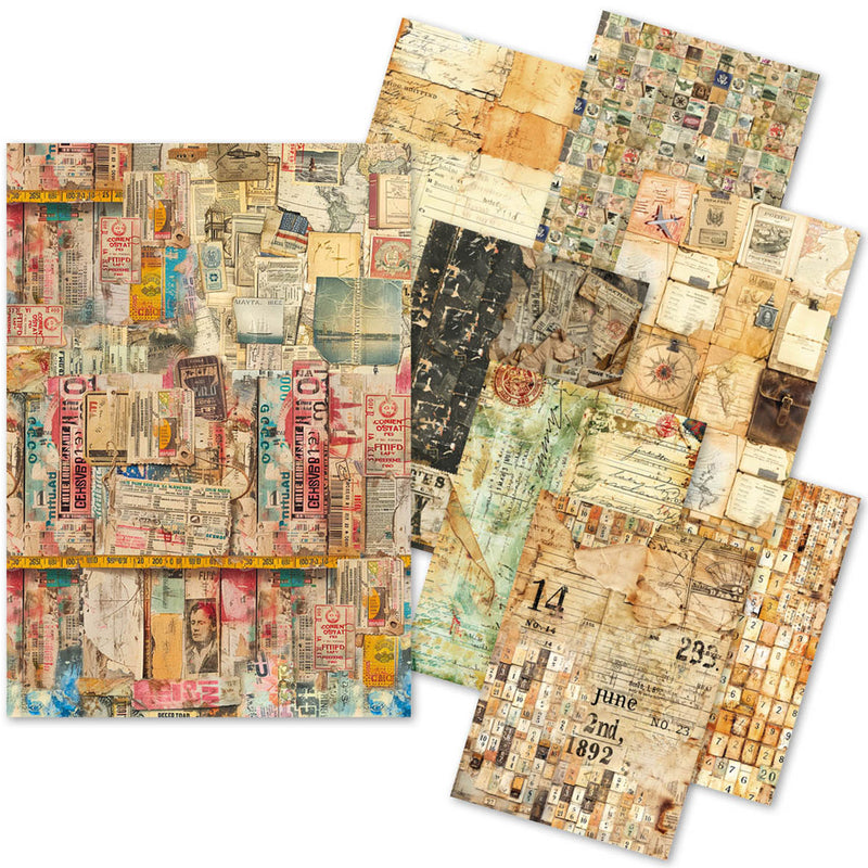 Ciao Bella Journey Ahead Mixed Media Craft Mix A5, 8Pc, MC006