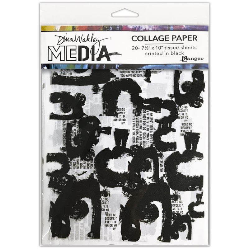 Dina Wakley MEdia Collage Paper - Painted Marks, MDA77879