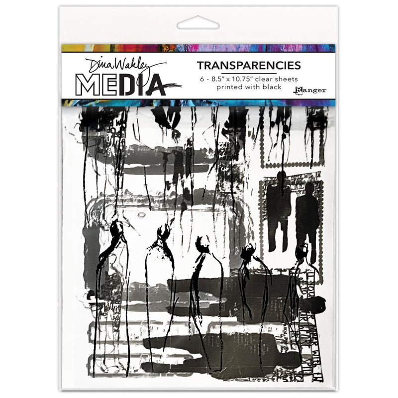 Dina Wakley MEdia Transparencies - Frames & Figures Set 2, MDA82057