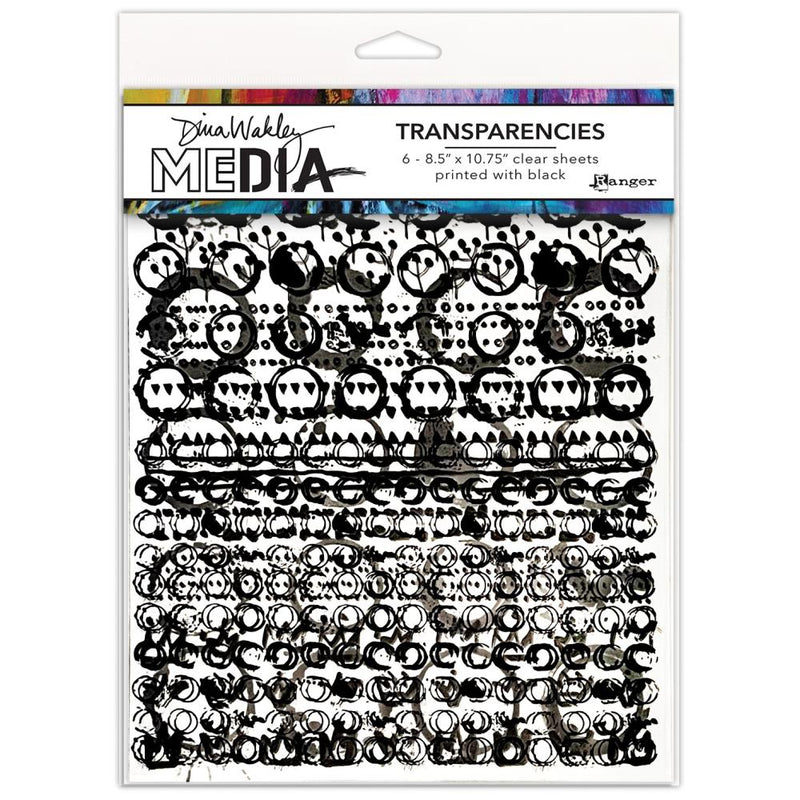 Dina Wakley MEdia Transparencies - Pattern Play Set 2, MDA82064