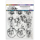 Dina Wakley MEdia Transparencies - Tinies Set 1, MDA82637