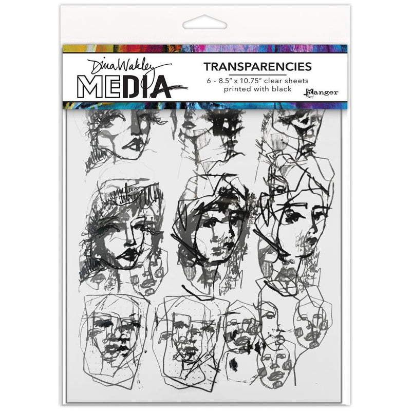 Dina Wakley MEdia Transparencies - Tinies Set 2, MDA82644