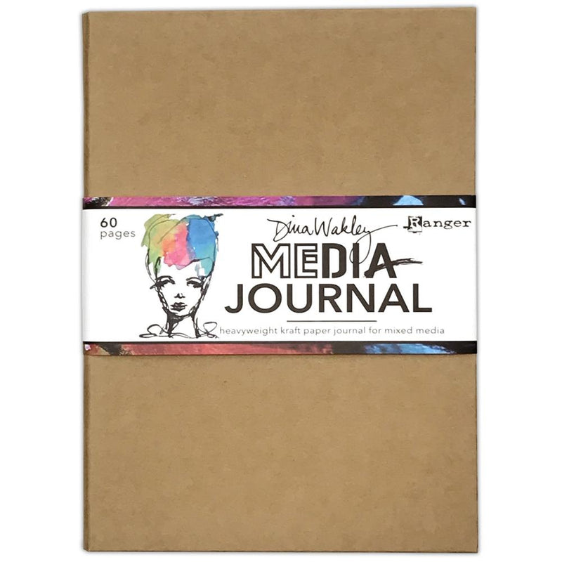 Dina Wakley MEdia Journal 7.75"X10.25" - Kraft, MDJ80374