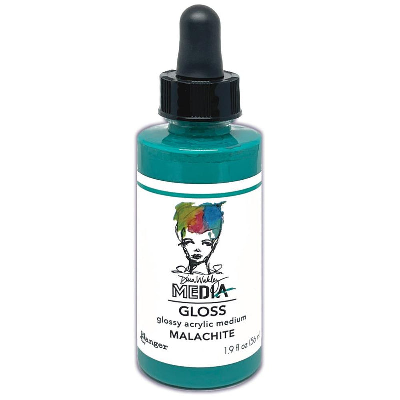 Dina Wakley MEdia - Gloss Dropper - Malachite, MDO86963