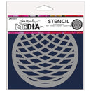 Dina Wakley MEdia Stencil 5.5 x 5.5 - Squished Coaster, MDS84976