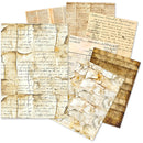 Ciao Bella A5 Tissue Paper Set of 24 Sheets - Vintage Manuscripts, ME001