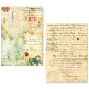 Ciao Bella A5 Tissue Paper Set of 24 Sheets - Vintage Manuscripts, ME001