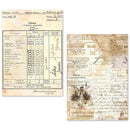 Ciao Bella A5 Tissue Paper Set of 24 Sheets - Vintage Manuscripts, ME001