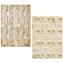 Ciao Bella A5 Tissue Paper Set of 24 Sheets - Music Sheets, ME002
