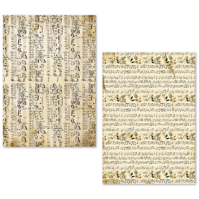 Ciao Bella A5 Tissue Paper Set of 24 Sheets - Music Sheets, ME002