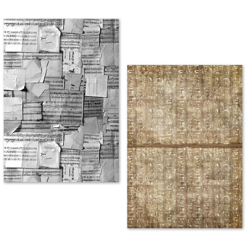 Ciao Bella A5 Tissue Paper Set of 24 Sheets - Music Sheets, ME002