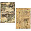 Ciao Bella A5 Tissue Paper Set of 24 Sheets - Newspapers, ME003