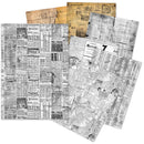 Ciao Bella A5 Tissue Paper Set of 24 Sheets - Newspapers, ME003