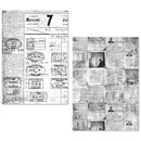 Ciao Bella A5 Tissue Paper Set of 24 Sheets - Newspapers, ME003
