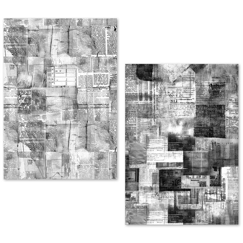 Ciao Bella A5 Tissue Paper Set of 24 Sheets - Newspapers, ME003