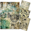 Ciao Bella Time Capsule Mixed Media Rice Paper A4 Set 4Pc, MF001