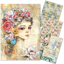 Ciao Bella Quintessential Mixed Media Rice Paper A4 Set 4Pc, MF003