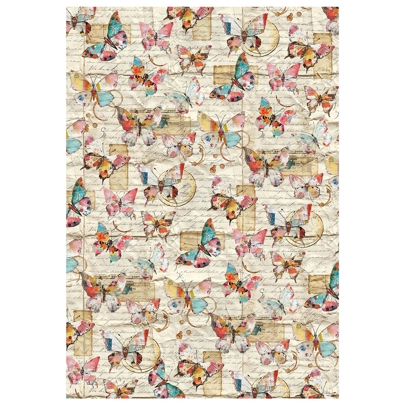 Ciao Bella Quintessential Mixed Media Rice Paper A4 Set 4Pc, MF003