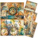 Ciao BellaPast Time Mixed Media Rice Paper A4 Set 4Pc, MF004