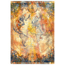 Ciao BellaPast Time Mixed Media Rice Paper A4 Set 4Pc, MF004