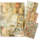 Ciao Bella Journey Ahead Mixed Media Rice Paper A4 Set 4Pc, MF006