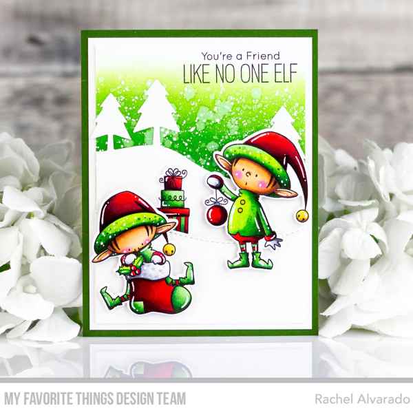 My Favorite Things  BB Santa's Elves Stamp & Die-namics Sets, BB-165/MFT-0782