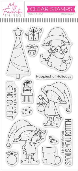 My Favorite Things  BB Santa's Elves Stamp & Die-namics Sets, BB-165/MFT-0782