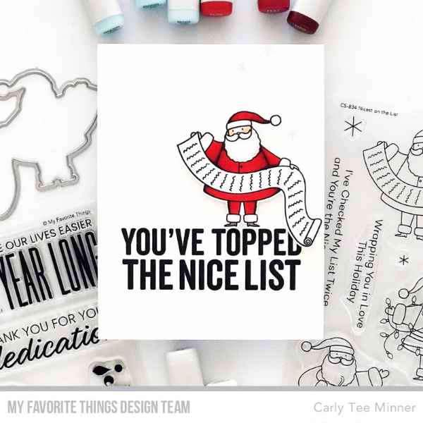 My Favorite Things  Nicest on the List Stamp & Die-namics Sets, CS-834/MFT-2646