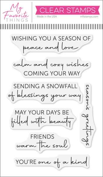 My Favorite Things Stamp Set - Snowfall of Blessings, MFT-CS-841