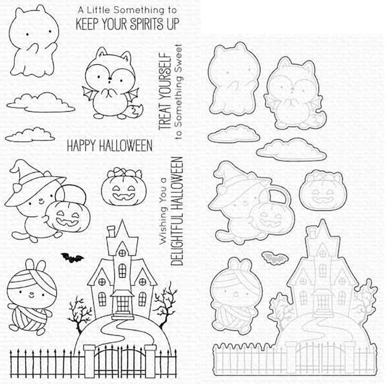 My Favorite Things JB Delightful Halloween Stamp & Die-namics Sets, JB-004/MFT2596 Retired