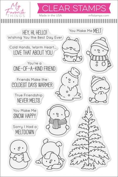 My Favorite Things JB Snow Happy Stamp & Die-namics Sets, JB-021/MFT-2669