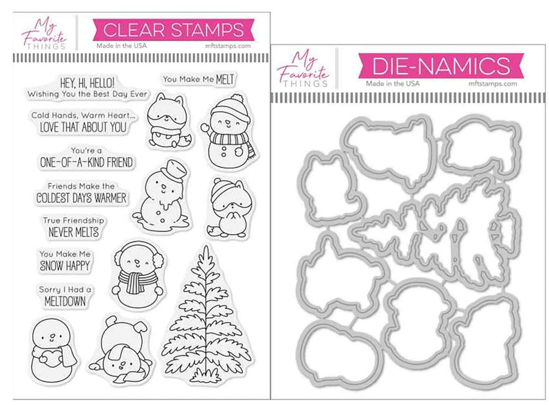 My Favorite Things JB Snow Happy Stamp & Die-namics Sets, JB-021/MFT-2669