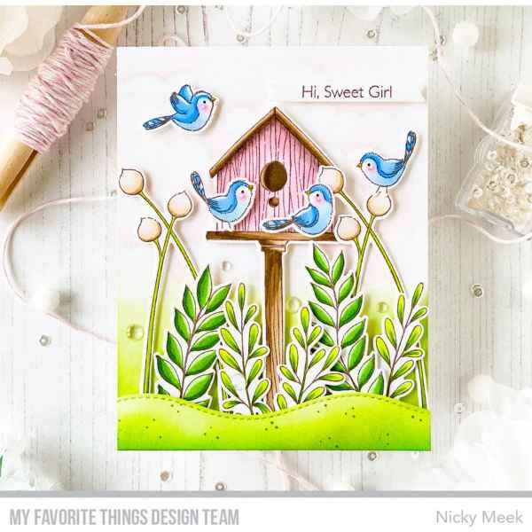 My Favorite Things SY Peaceful Birds Stamp & Die-namics Sets, SY-59/MFT-2524