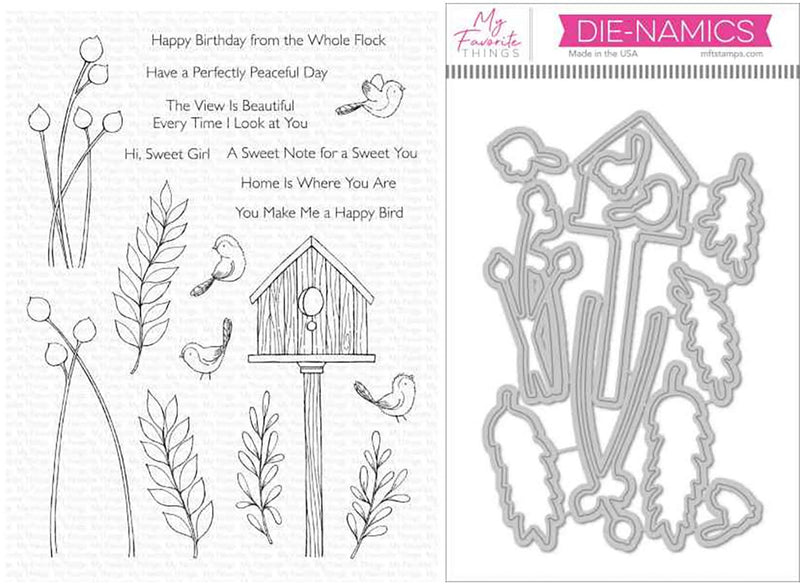 My Favorite Things SY Peaceful Birds Stamp & Die-namics Sets, SY-59/MFT-2524