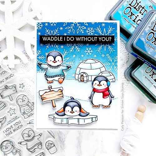 My Favorite Things YUZU Playful Penguins Stamp & Die-namics Sets, YUZU-013/2420 Retired