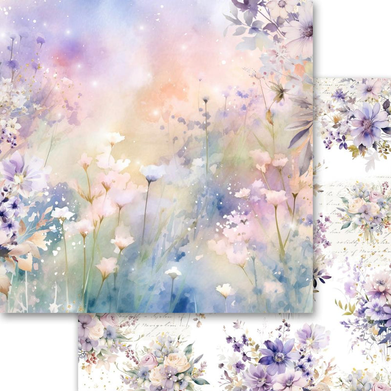 Asuka Studio - Lavender Love - 12x12 Collection Paper Pack, MP-61513