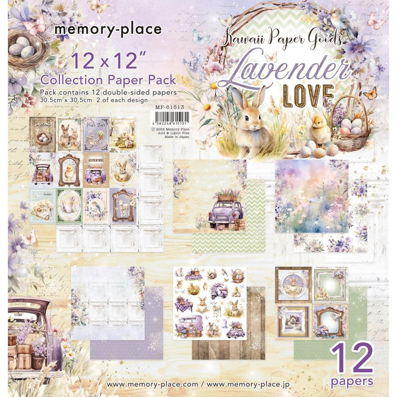 Asuka Studio - Lavender Love - 12x12 Collection Paper Pack, MP-61513