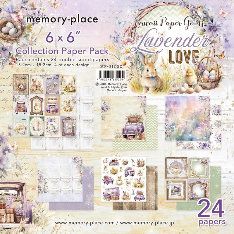 Asuka Studio - Lavender Love - 6x6 Collection Paper Pack, MP-61520