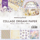 Asuka Studio - Lavender Love - Collage Origami Papers 5.9x5.9, MP-61521