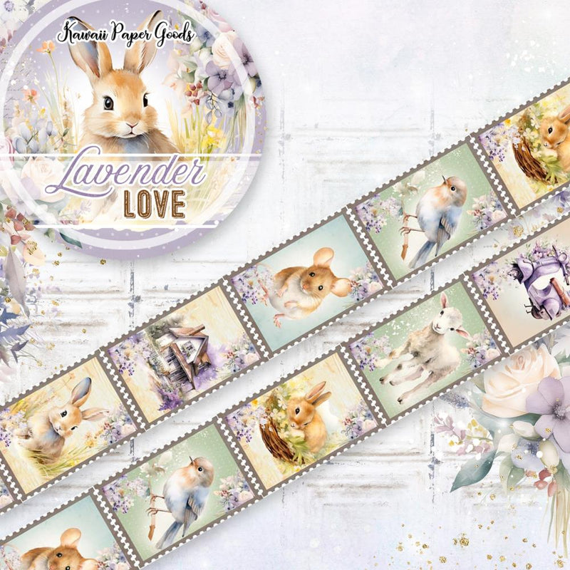 Asuka Studio - Lavender Love - Washi Tape 15mmX5mm, MP-61523