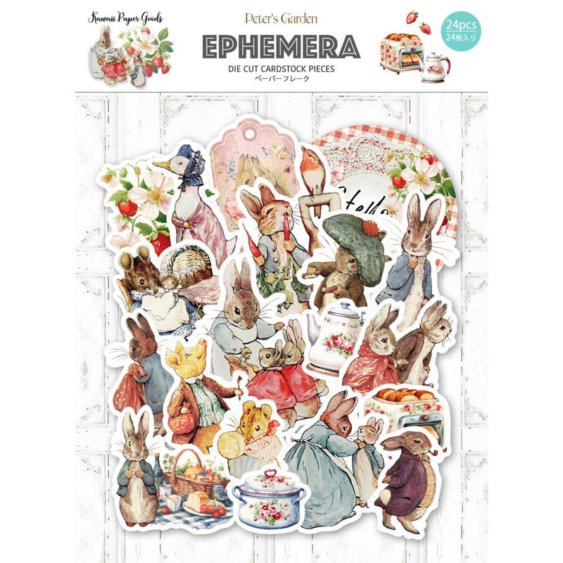 Asuka Studio - Peter's Garden - Ephemera 24pc, MP-61567