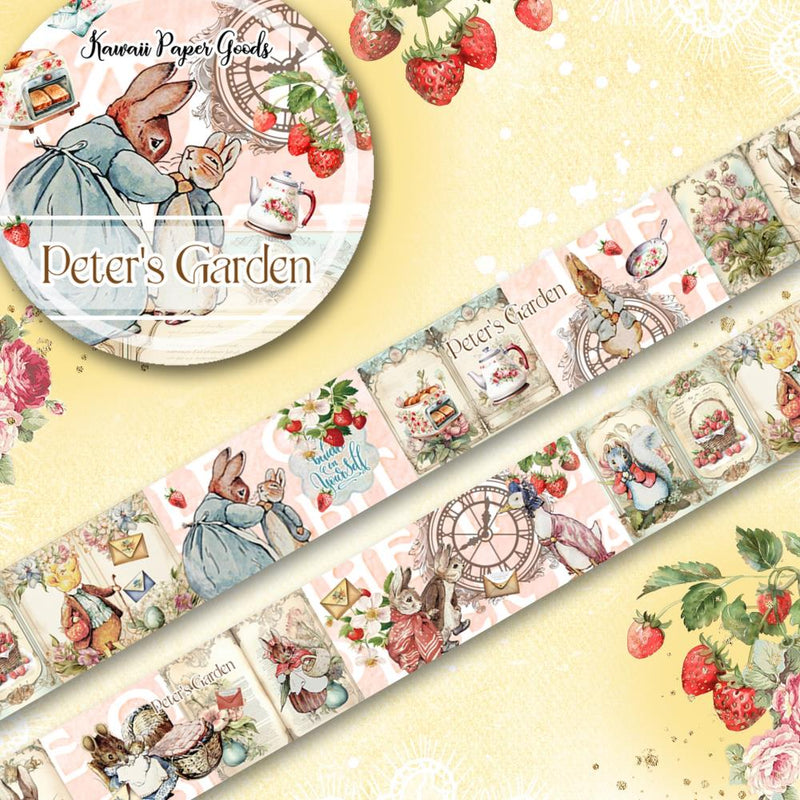 Asuka Studio - Peter's Garden 1 - Washi Tape 15mmX5mm, MP-61568