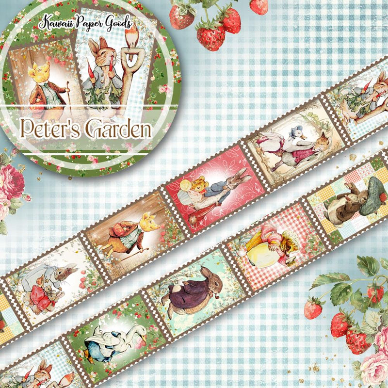 Asuka Studio - Peter's Garden 2 - Washi Tape 15mmX5mm, MP-61595