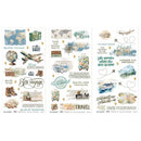 49 & Market Rub-on Transfer Set - Travel Diaries, MTD-35896